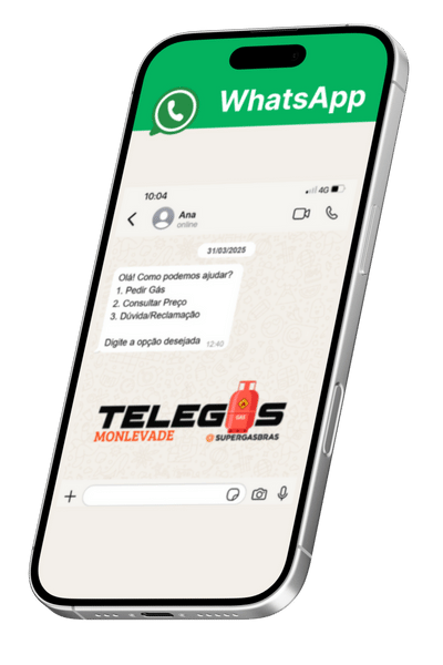 WhatsApp Tele Gás Monlevade
